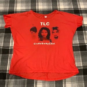 90’s TLC band tee, size XS.